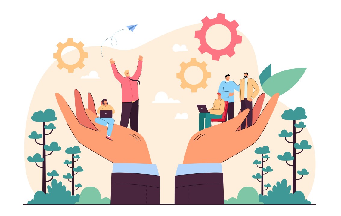 Vintage bar interior